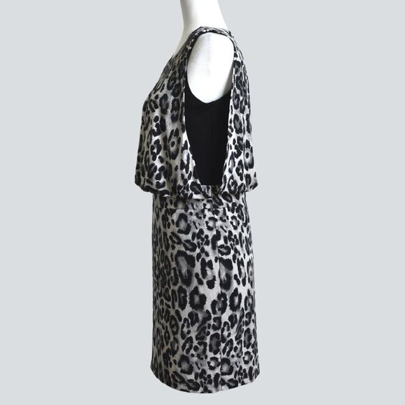 Dress Barn Animal Print Dress Size 4 - Picture 2 of 7